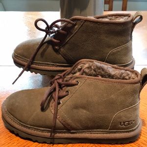 Brand new UGG gray lace up boots size 6